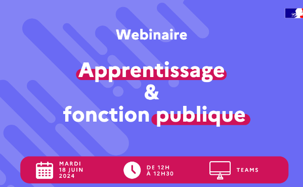 PARIS : Webinaire, apprentissage et fonction publique - Presse Agence
