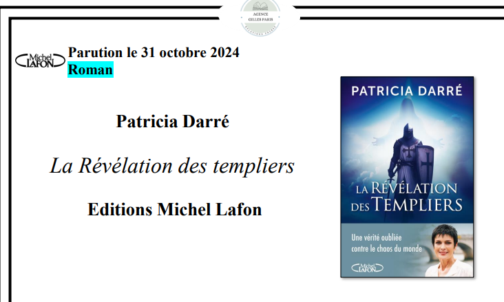 PARIS : "La Révélation des templiers", de Patricia DARRE - Presse Agence