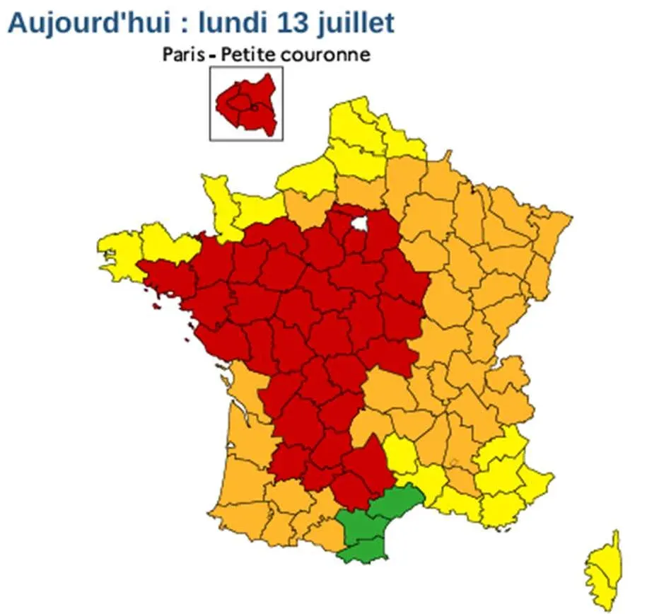 FRANCE : Canicule - 76 départements en alerte, VINCI Autoroutes appelle à la plus grande vigilance