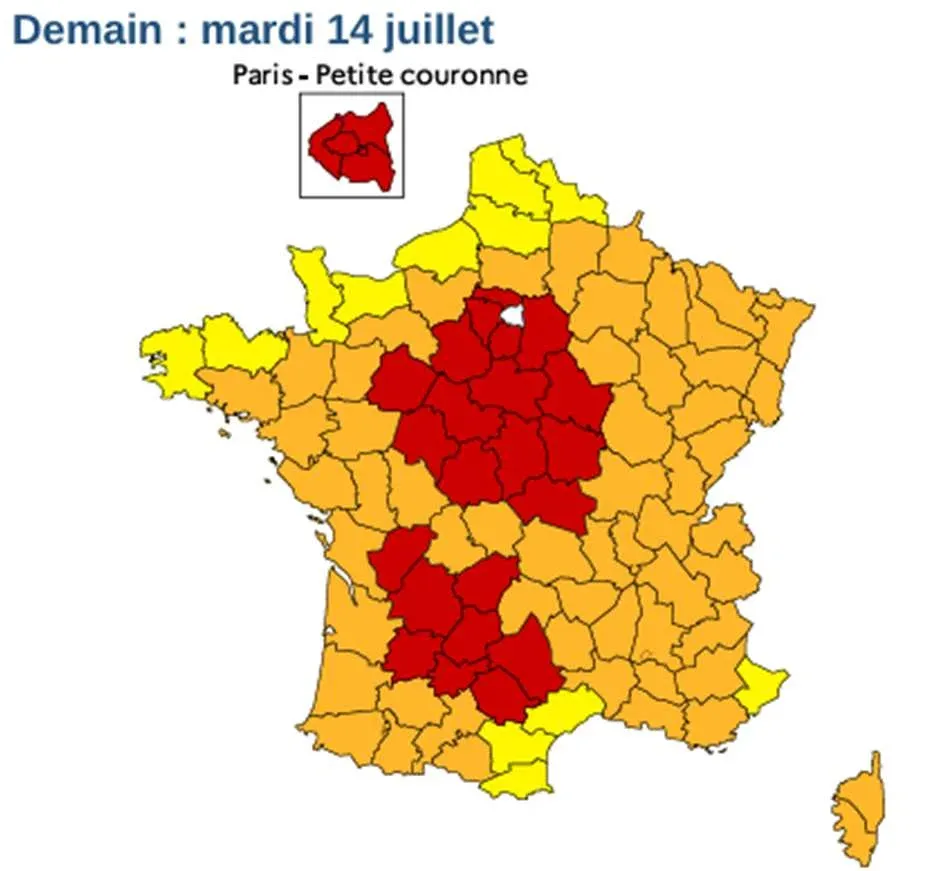 FRANCE : Canicule - 76 départements en alerte, VINCI Autoroutes appelle à la plus grande vigilance