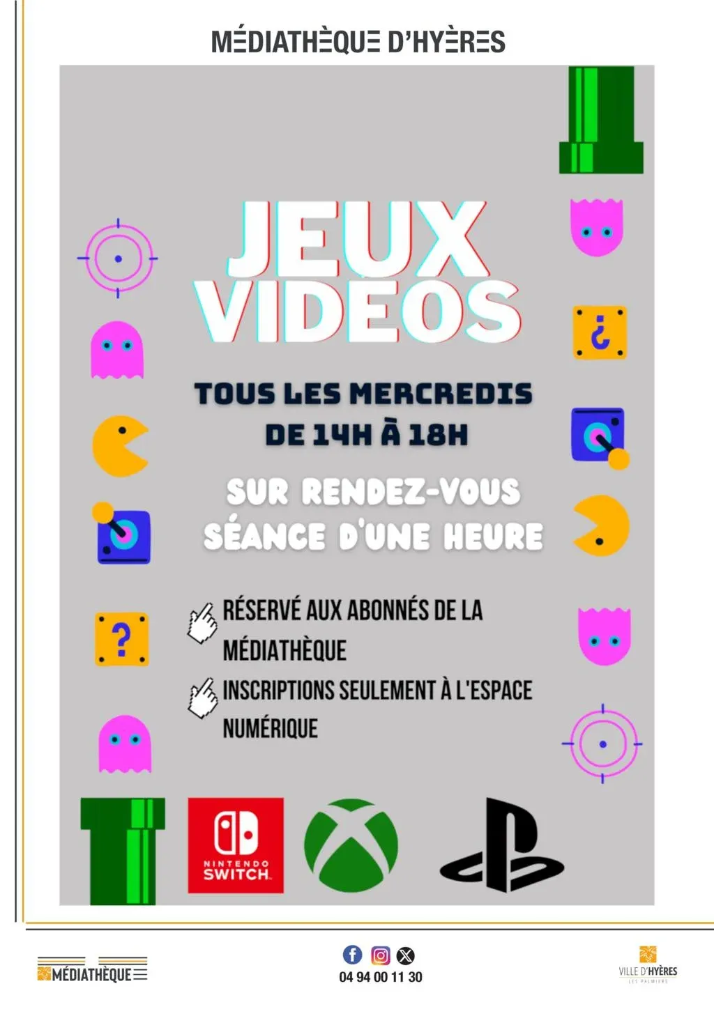 HYÈRES : Médiathèque - Un programme estival riche entre expositions, concerts et services numériques