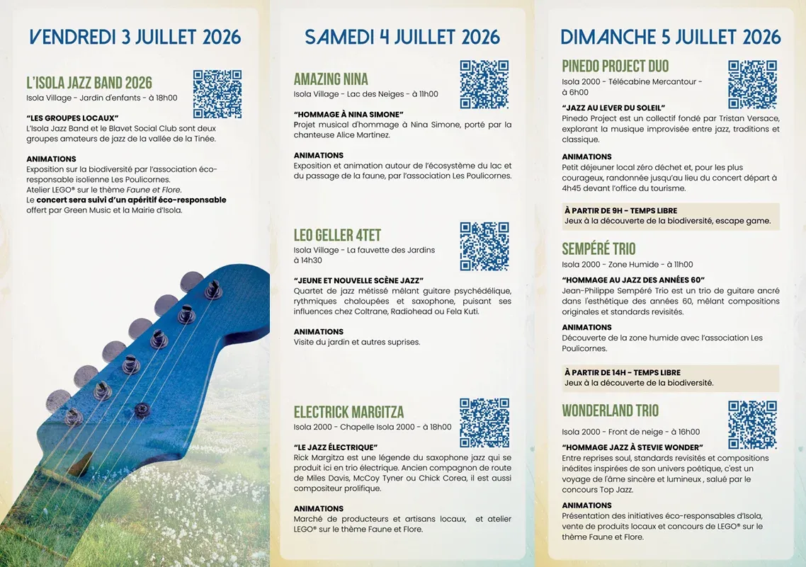 ISOLA : L'Isola du Jazz - Un festival en pleine nature où la musique respire l'écologie