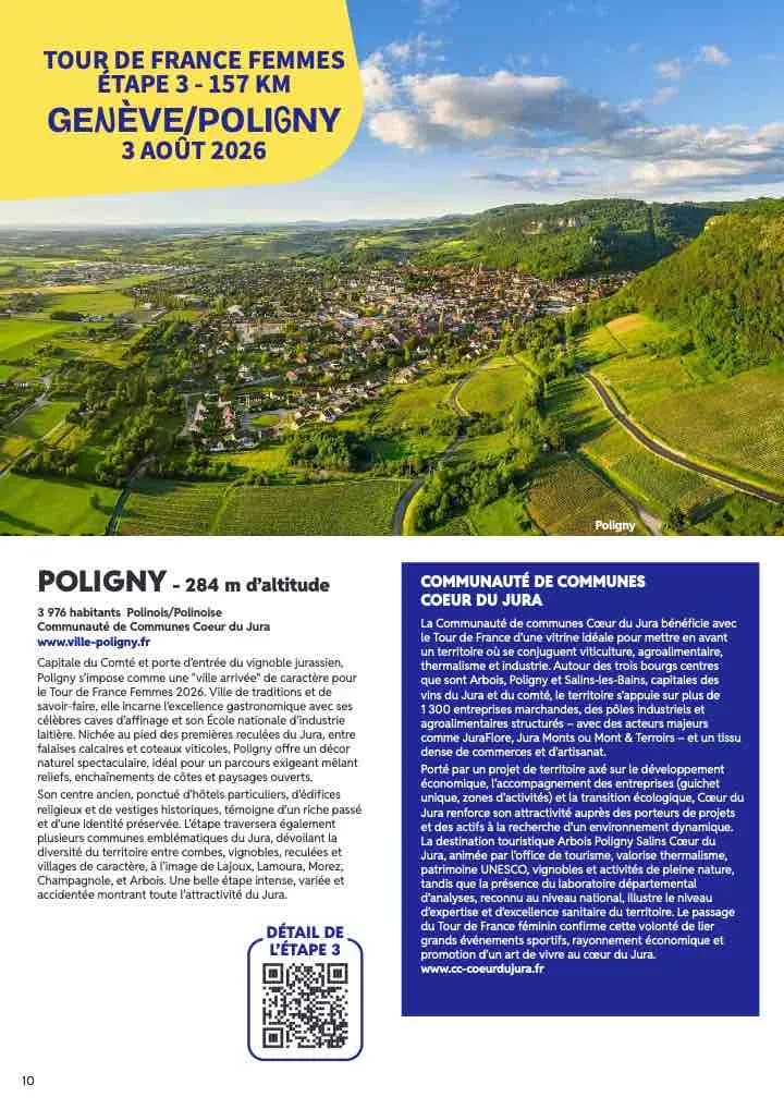 JURA : Économie - Le Tour de France, accélérateur d’attractivité pour le territoire