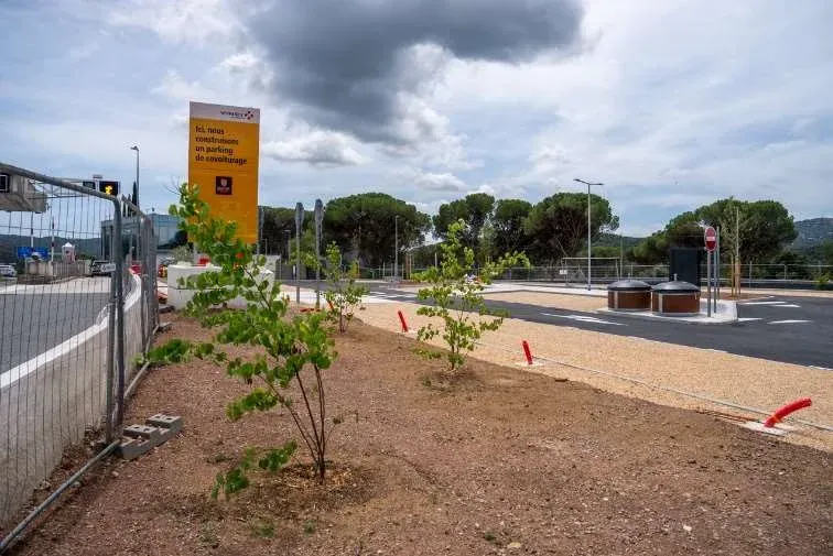 LE MUY : Mobilité durable - VINCI et la Dracénie inaugurent un parking de covoiturage sur l'A8