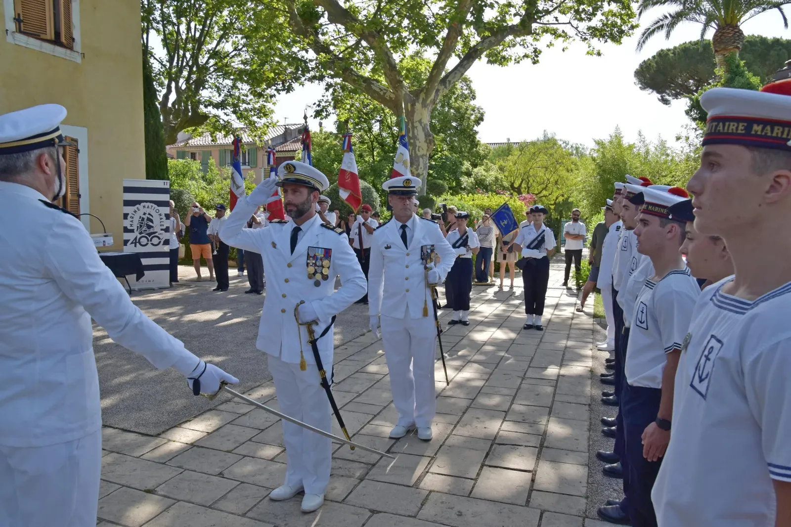 MARINE NATIONALE : Capitaine Bagno aux stagiaires : « La beauté du métier de marin d'État »