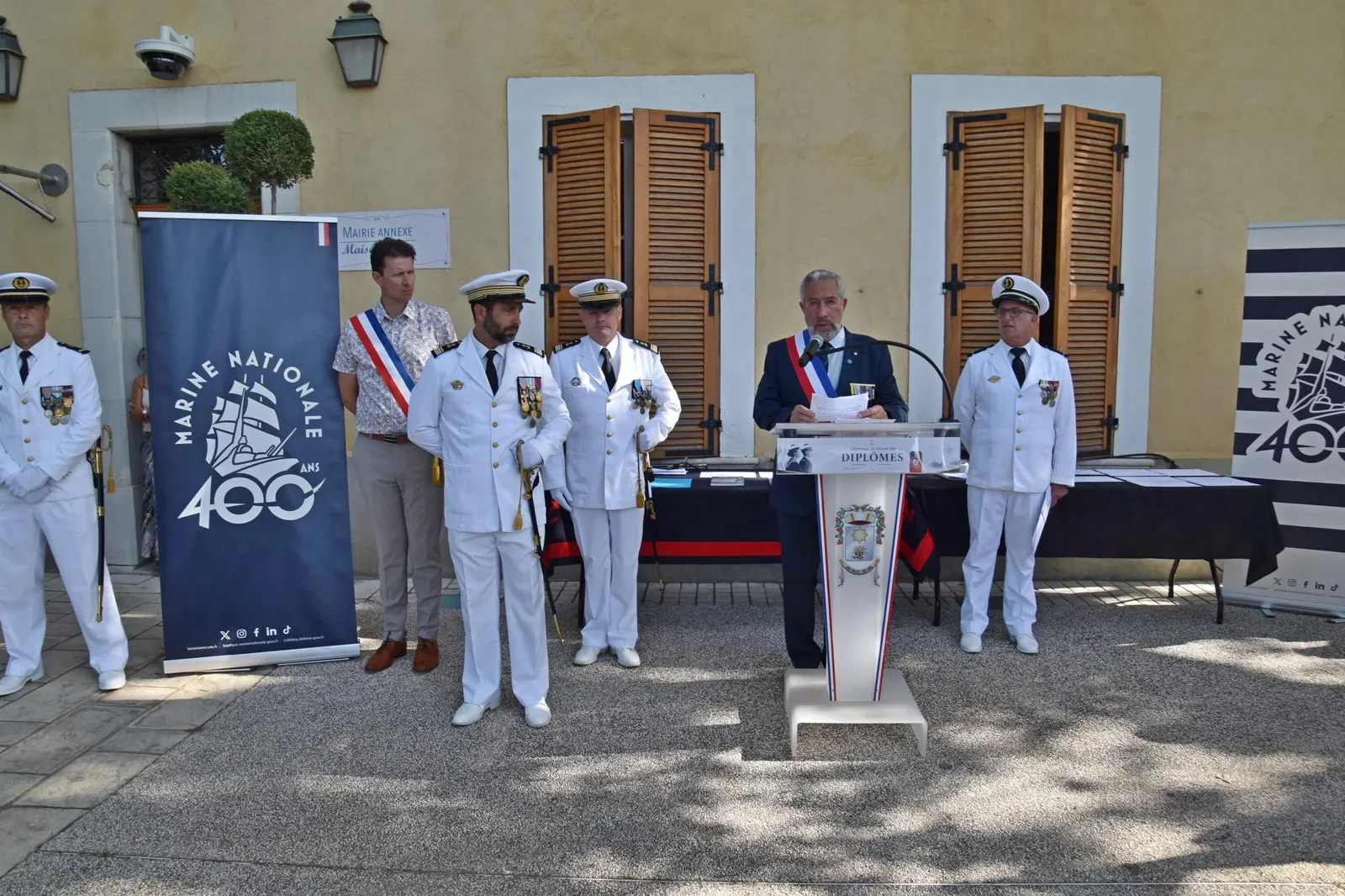 MARINE NATIONALE : Capitaine Bagno aux stagiaires : « La beauté du métier de marin d'État »