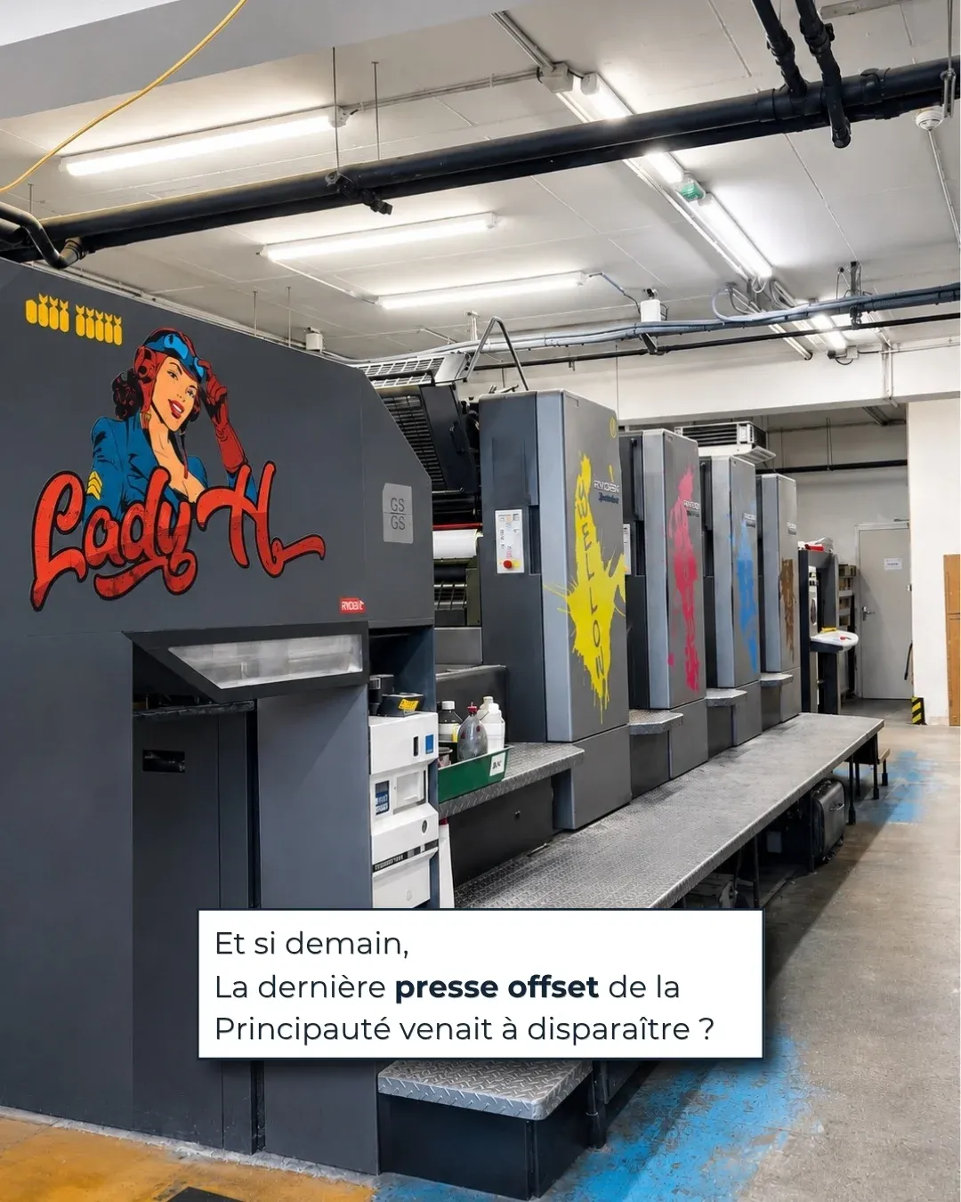 MONACO : Imprimerie - GS Monaco, un patrimoine industriel vivant à préserver