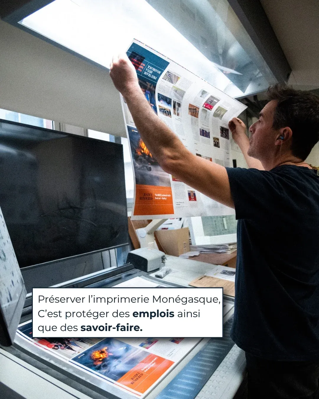 MONACO : Imprimerie - GS Monaco, un patrimoine industriel vivant à préserver