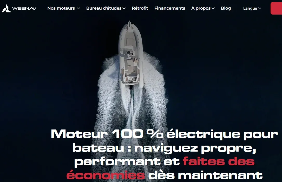 MONACO : Nautisme - Weenav lance le KRONOS 250, un moteur électrique de 250 chevaux fabriqué en Fran