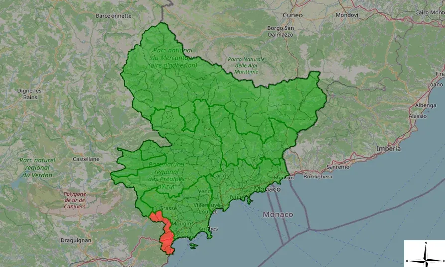 NICE : Alerte feux de forêt - Le massif Estérel-Tanneron fermé au public ce mercredi 1er juillet
