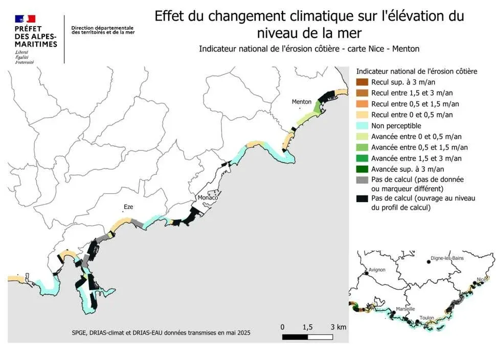 NICE : Changement climatique - L'État et les acteurs locaux dressent un constat d'urgence pour les A