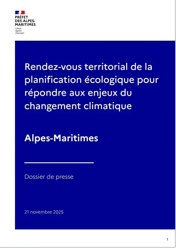 NICE : Changement climatique - L'État et les acteurs locaux dressent un constat d'urgence pour les A