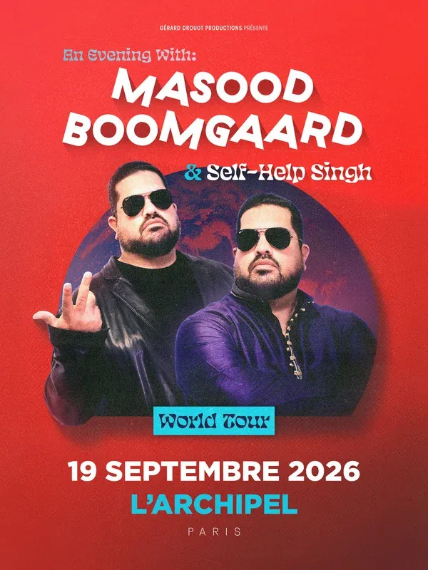 PARIS : Humour - Masood Boomgaard présente son spectacle "Self-Help Singh" pour une date unique