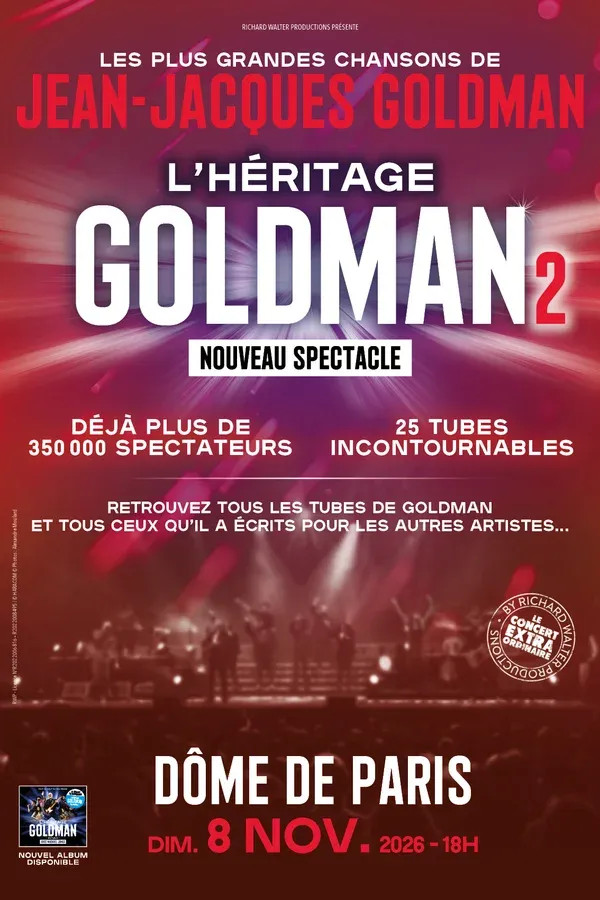 PARIS : Musique - L'Héritage Goldman 2 annonce une nouvelle tournée nationale