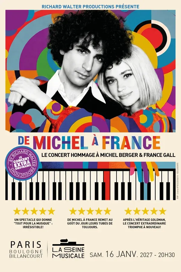 PARIS : Musique - Un grand spectacle hommage à Michel Berger et France Gall en 2027