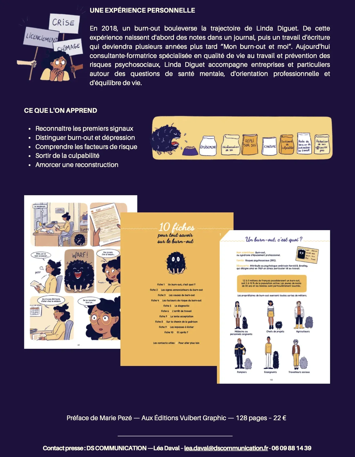 PARIS : Santé au travail - Un roman graphique pour raconter et comprendre le burn-out
