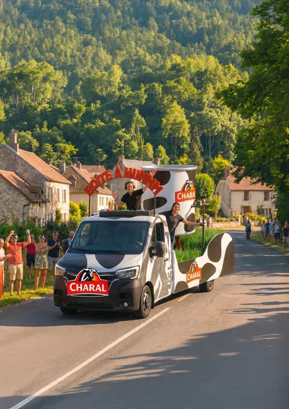 PARIS : Stratégie marketing - Charal rejoint la caravane du Tour de France pour ses 40 ans