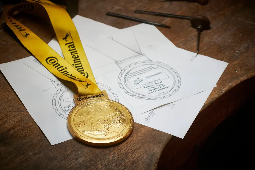 PARIS : Tour de France 2026 - Continental et la Monnaie de Paris forgent la nouvelle médaille des va