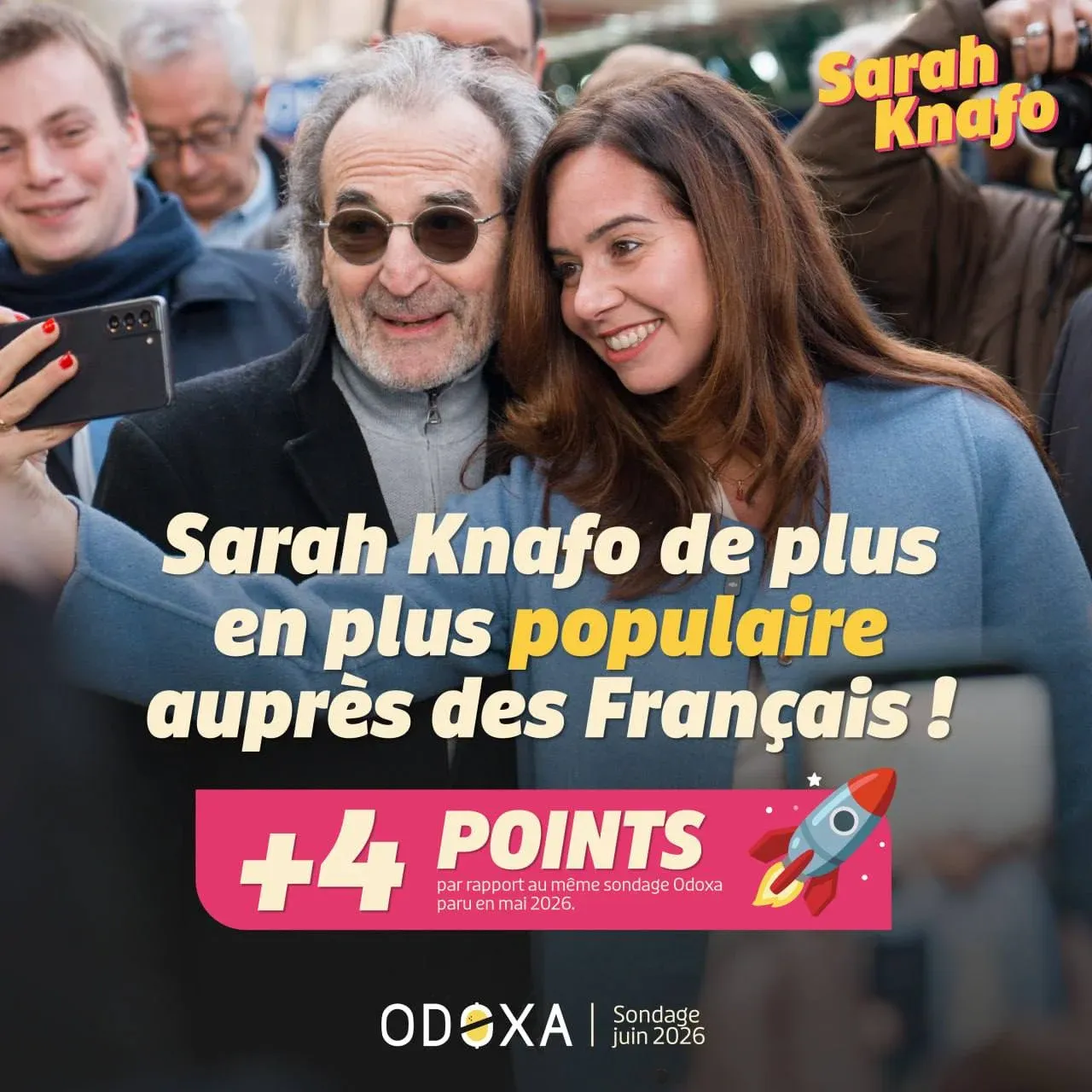 PARIS : Vie politique - Reconquête! annonce une hausse de popularité pour Éric Zemmour et Sarah Knaf