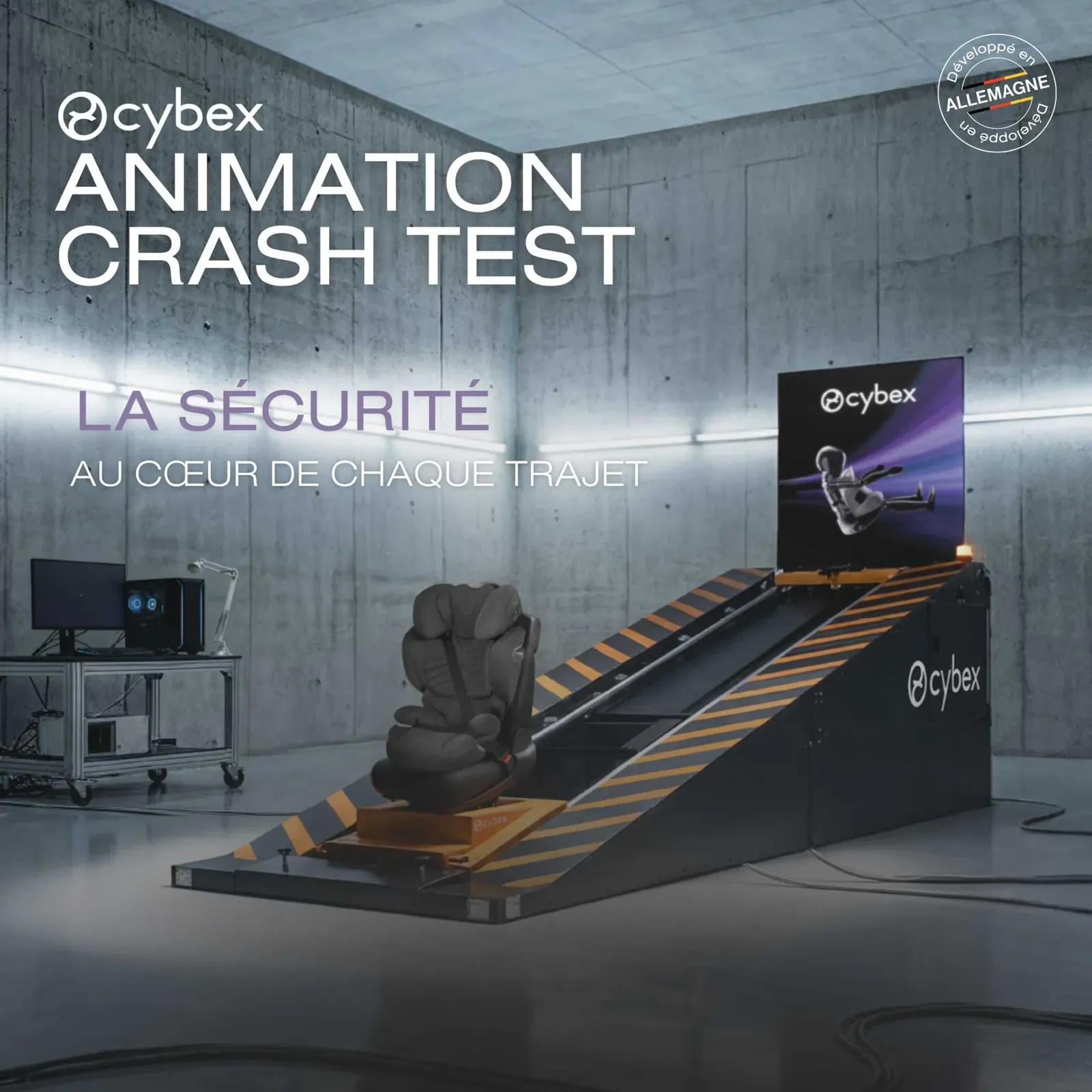 SÉCURITÉ ROUTIÈRE : CYBEX et VINCI Autoroutes lancent une tournée de sensibilisation avec crash-test