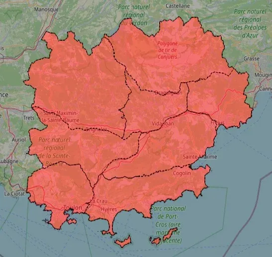 TOULON : Prévention incendie - Tous les massifs forestiers du Var fermés ce samedi 25 juillet