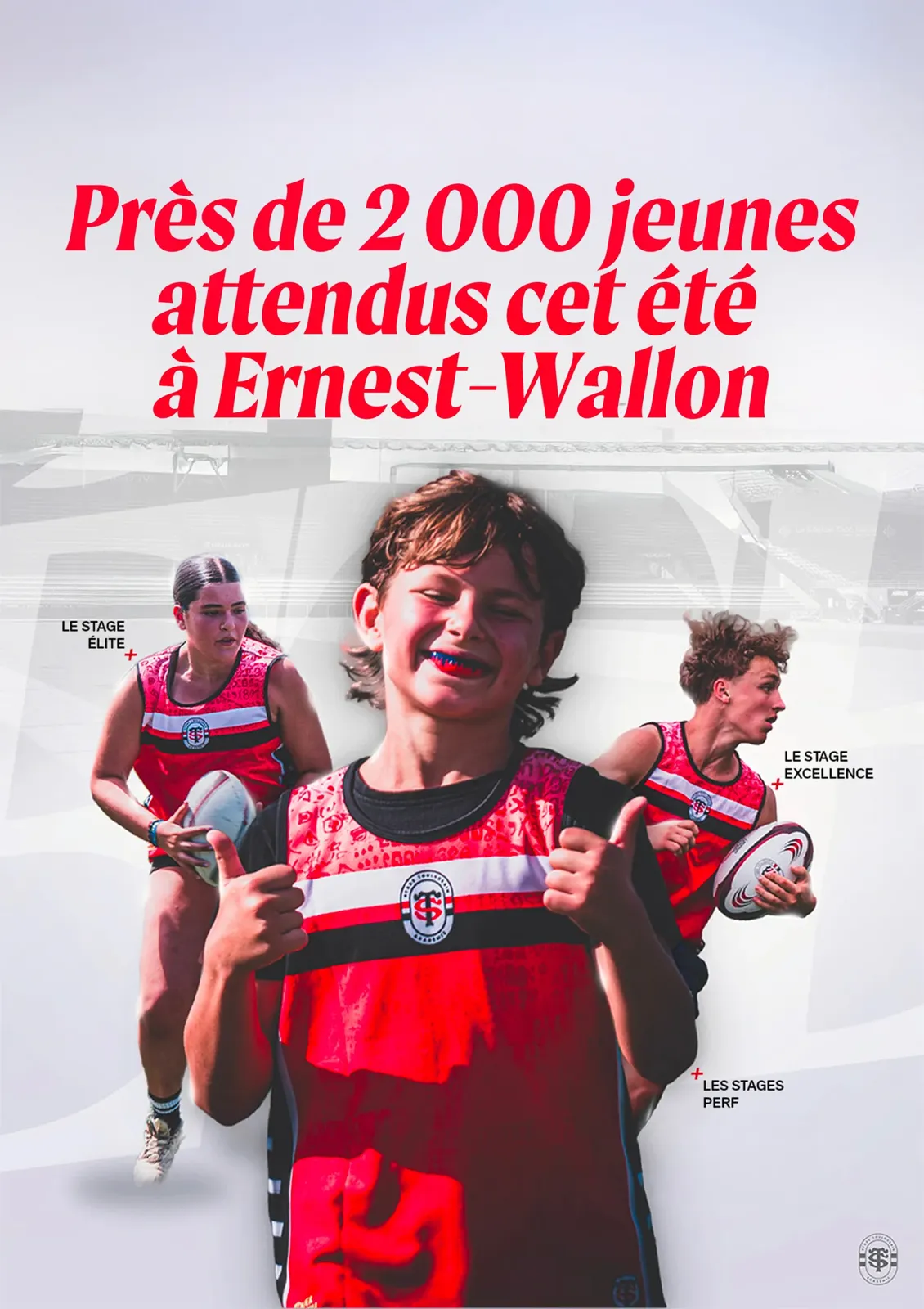 TOULOUSE : Stade Toulousain - 2 000 jeunes de 20 nationalités attendus cet été à Ernest-Wallon