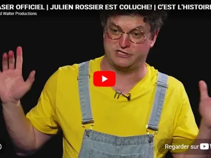 PARIS : Spectacle - Julien Rossier fait revivre Coluche au Théâtre du Gymnase