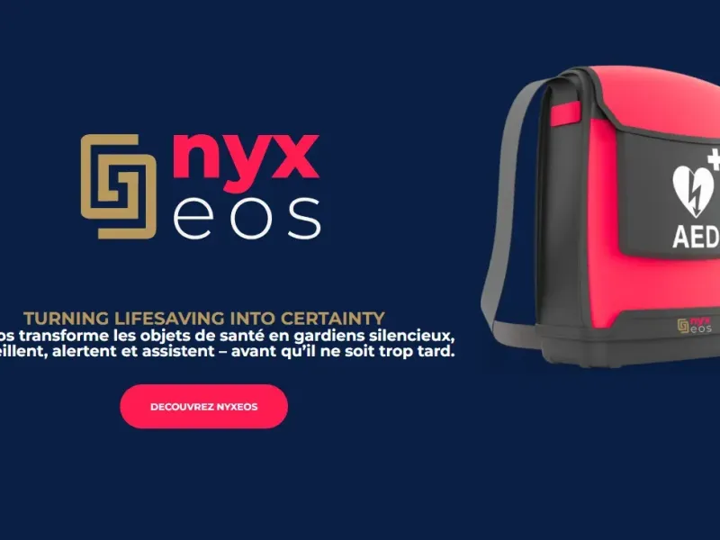 AIX-EN-PROVENCE : Santé connectée - NYXeos présente sa solution de défibrillateur intelligent à VIVA