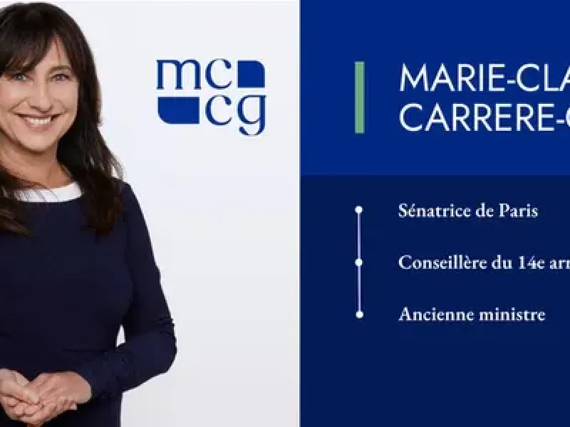 PARIS : Marie-Claire Carrère-Gée : « La France a besoin d'un sursaut, pas d'une simple alternance »