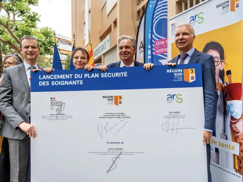 AIX-EN-PROVENCE : Sécurité des soignants - L'État et la Région lancent un plan d'action face à la ha