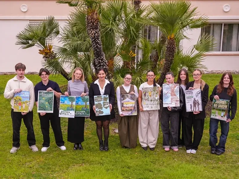 BEAULIEU-SUR-MER : Journée au Jardin 2026 - L'affiche de l'événement est signée par une étudiante ni